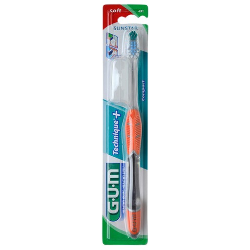 GUM Technique kompakt Zahnbürste soft - 1Stk - GUM