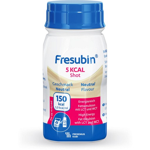 FRESUBIN 5 kcal SHOT Neutral Lösung - 4X120ml - Fresubin bei Erkrankungen