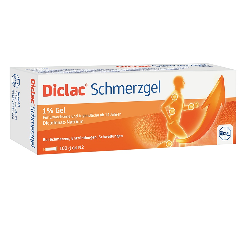 DICLAC Schmerzgel 1% - 100g - Gelenk-& Muskelschmerzen