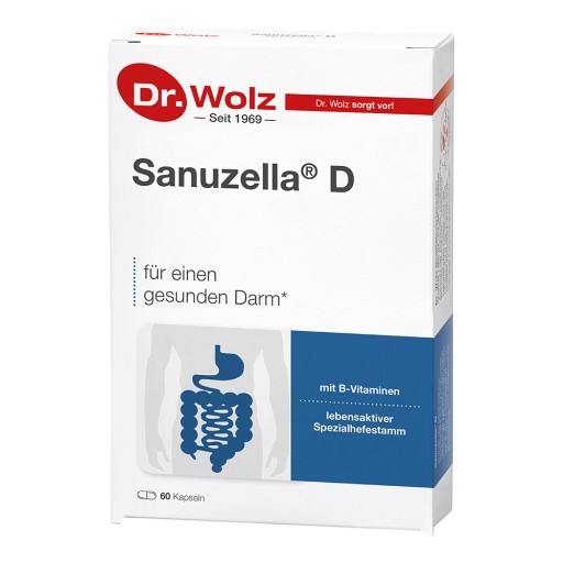 SANUZELLA D Zellulose Kapseln - 60Stk - Für Haut, Haare & Knochen