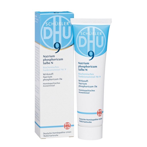 BIOCHEMIE DHU 9 Natrium phosphoricum N D 4 Salbe - 50g - DHU Schüßler Salz Nr.9