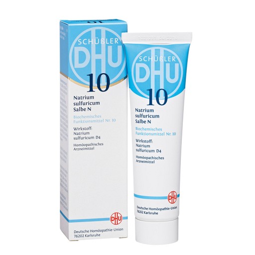 BIOCHEMIE DHU 10 Natrium sulfuricum N D 4 Salbe - 50g - DHU Schüßler Salz Nr.10