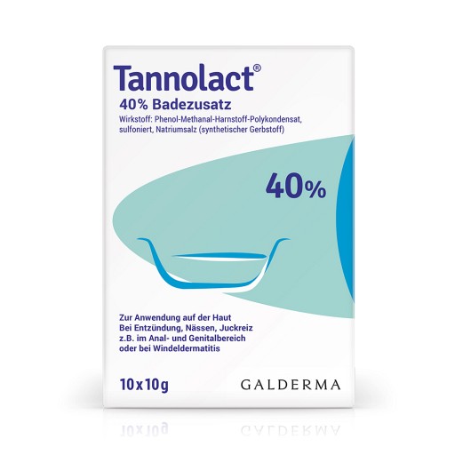 TANNOLACT Badezusatz - 10X10g - Hautpflege