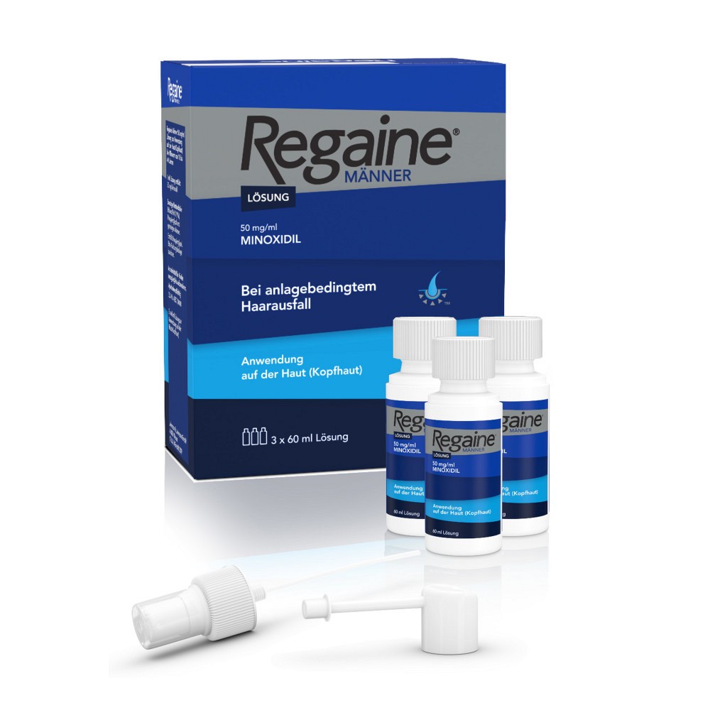 REGAINE Männer 50 mg/ml Lsg.z.Anw.a.d.Kopfhaut - 3X60ml - SPAR-ABO