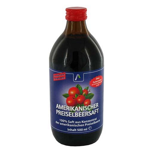 PREISELBEER Saft amerikanisch - 500ml - Stärkung & Steigerung der Blasen-& Nierenfunktion