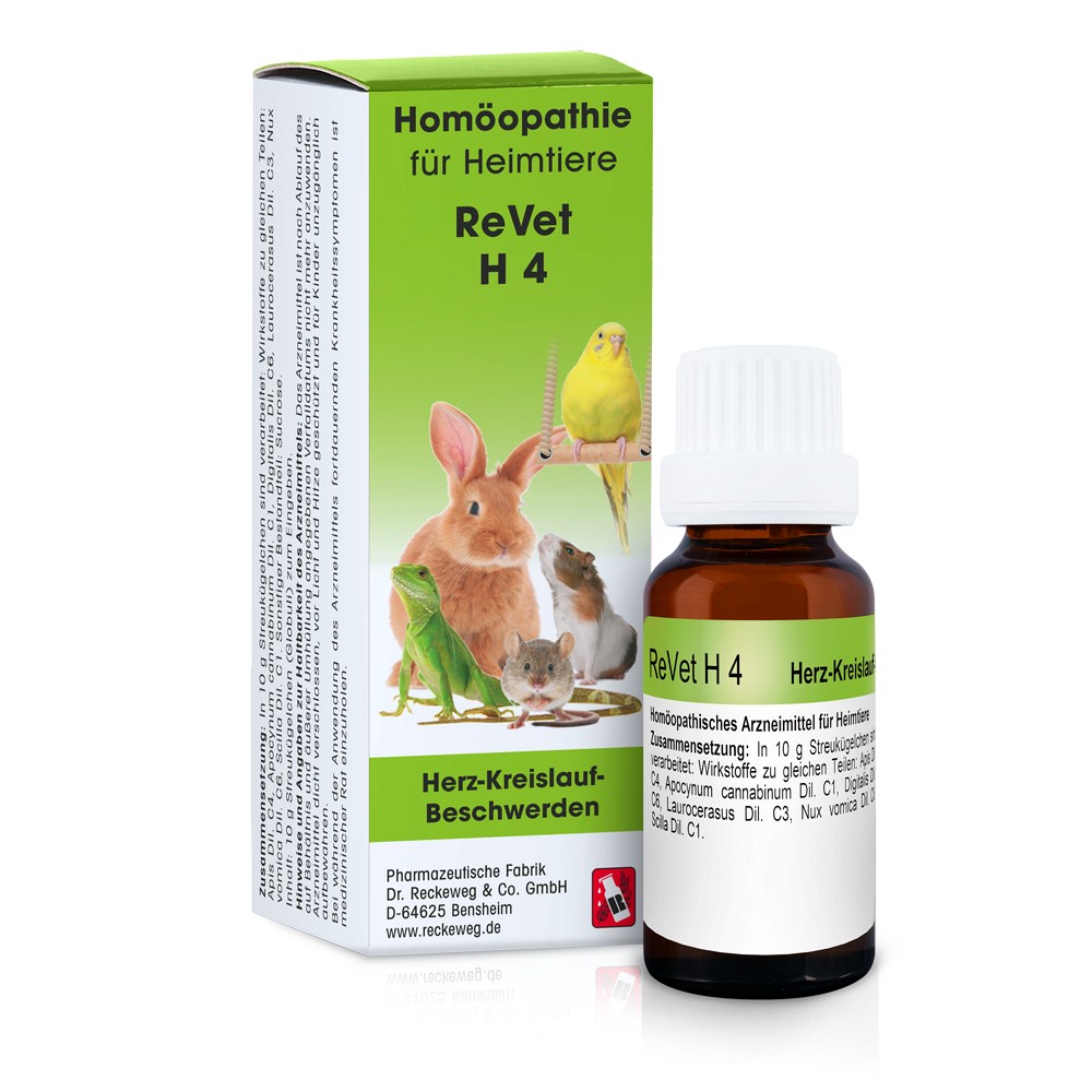 REVET H 4 Globuli f.Heimtiere - 10g