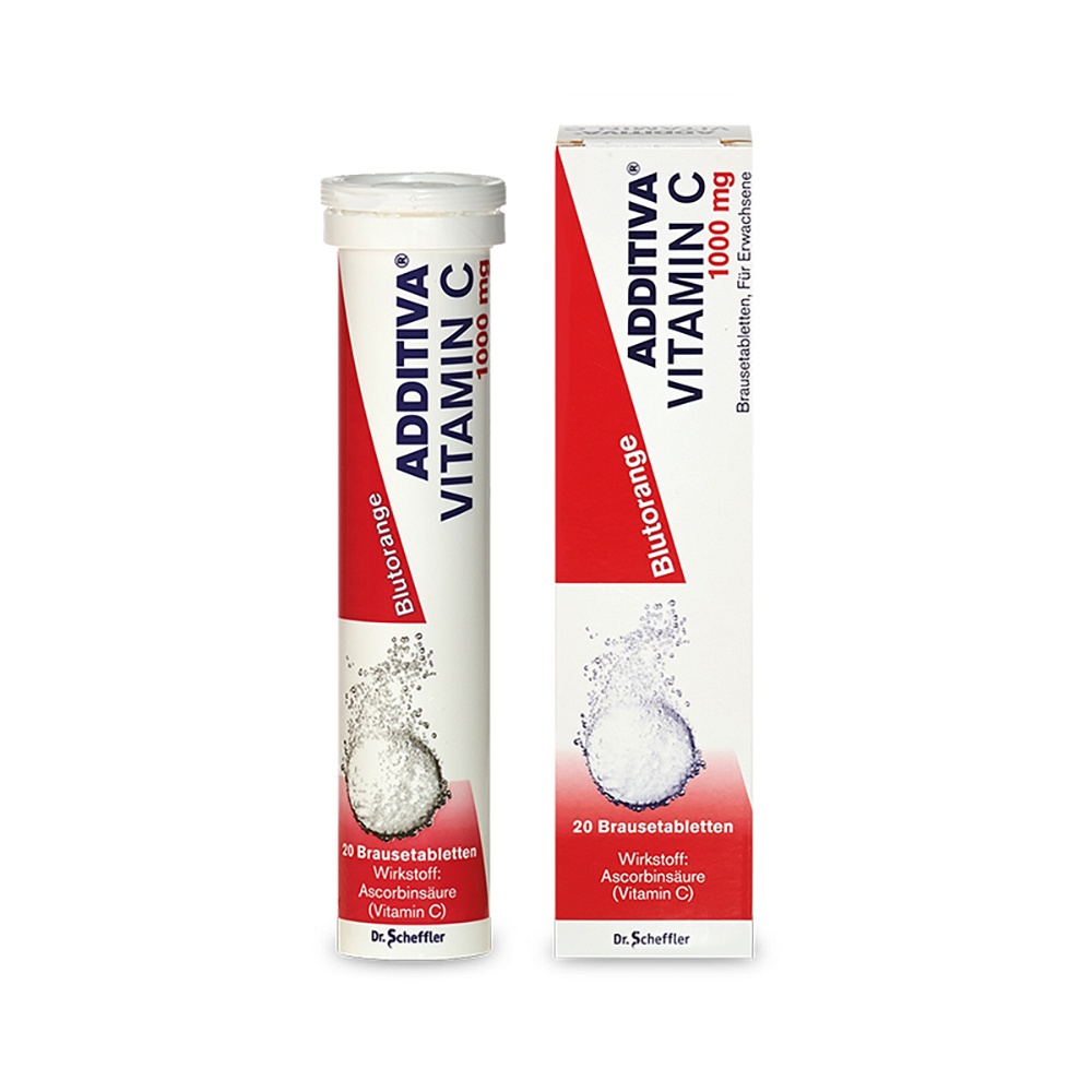 ADDITIVA Vitamin C Brausetabletten - 20Stk - Abwehrstärkung