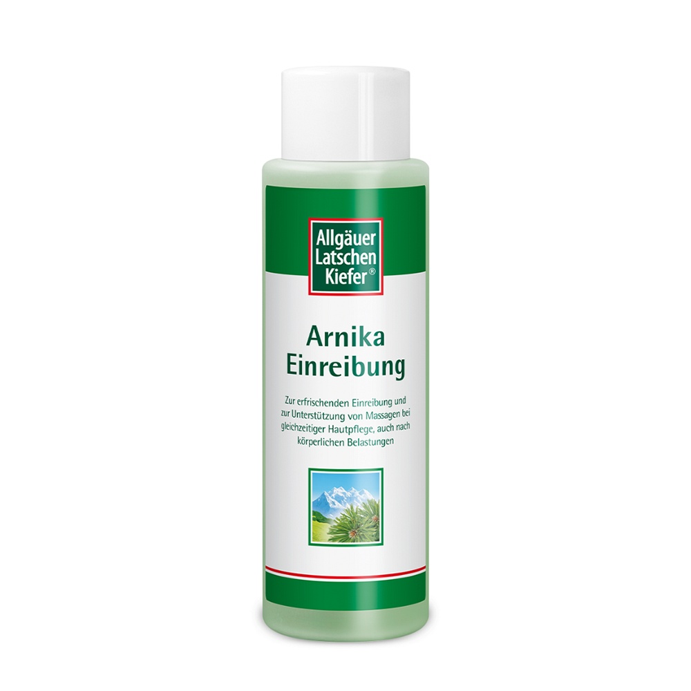 ALLGÄUER LATSCHENK. Arnika extra stark Einreibung - 500ml - Gelenk-, Kreuz- & Rückenschmerzen, Sportverletzungen