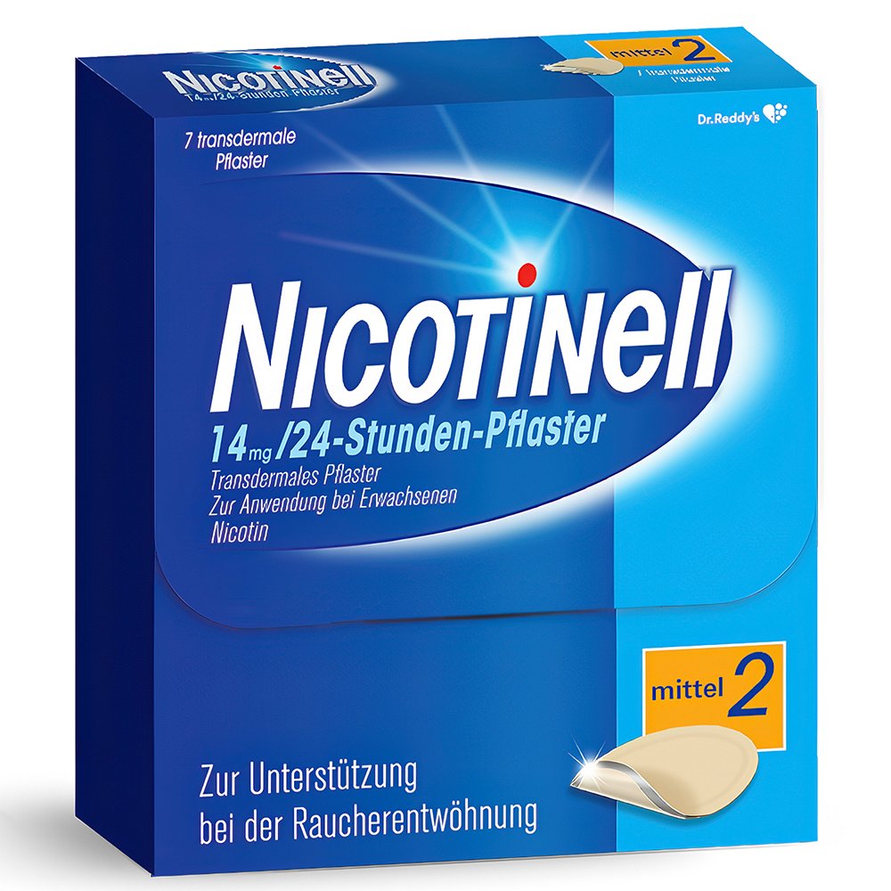 NICOTINELL 14 mg/24-Stunden-Pflaster 35mg - 7Stk - Raucherentwöhnung