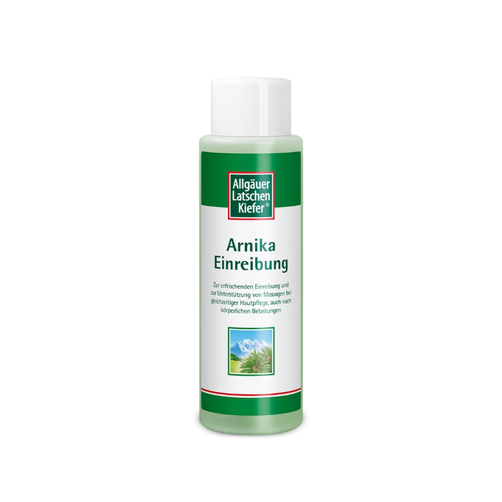 ALLGÄUER LATSCHENK. Arnika extra stark Einreibung - 250ml - Gelenk-, Kreuz- & Rückenschmerzen, Sportverletzungen
