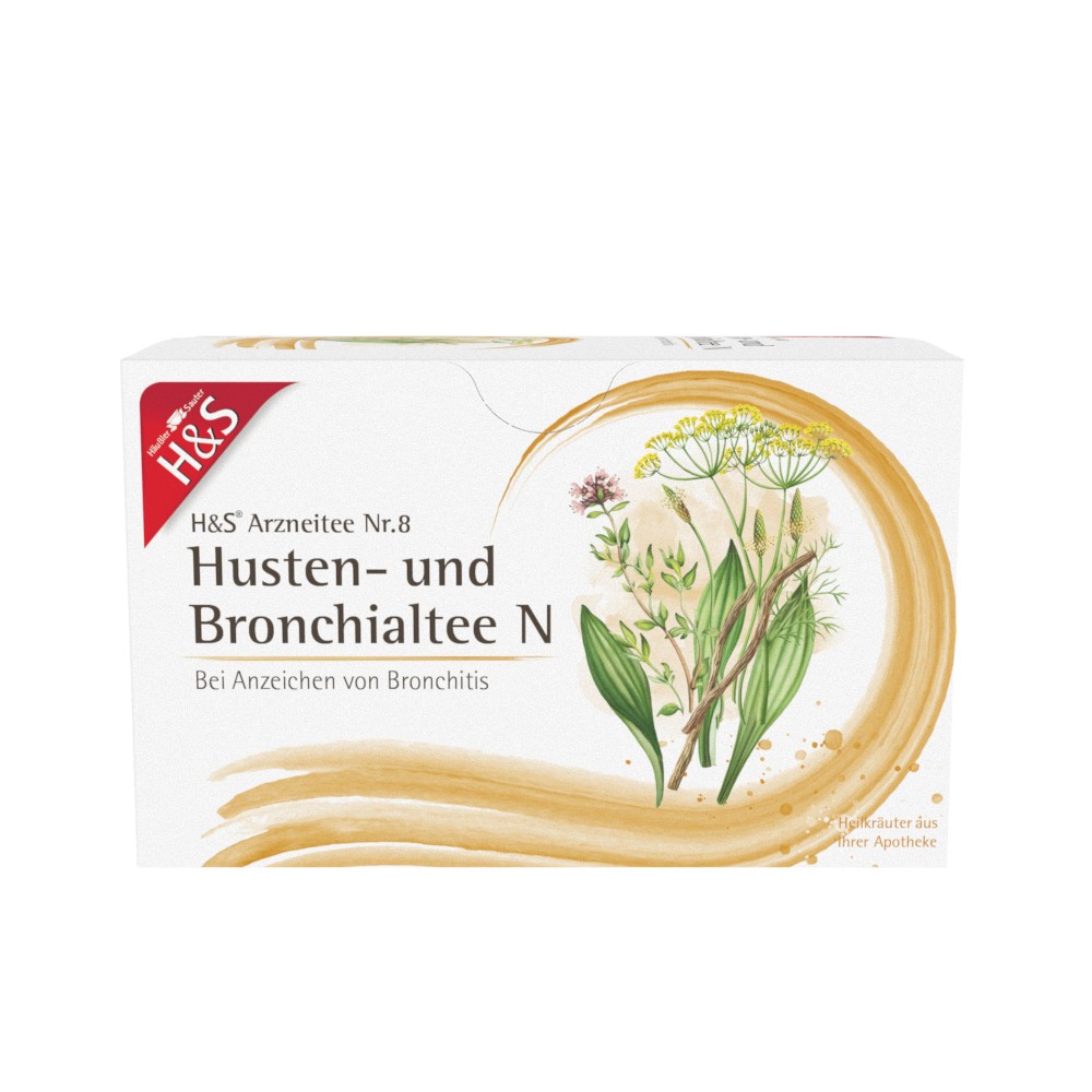 H&S Husten- und Bronchialtee N Filterbeutel - 20X2.0g - Erkältung, Husten, Hals und Bronchien