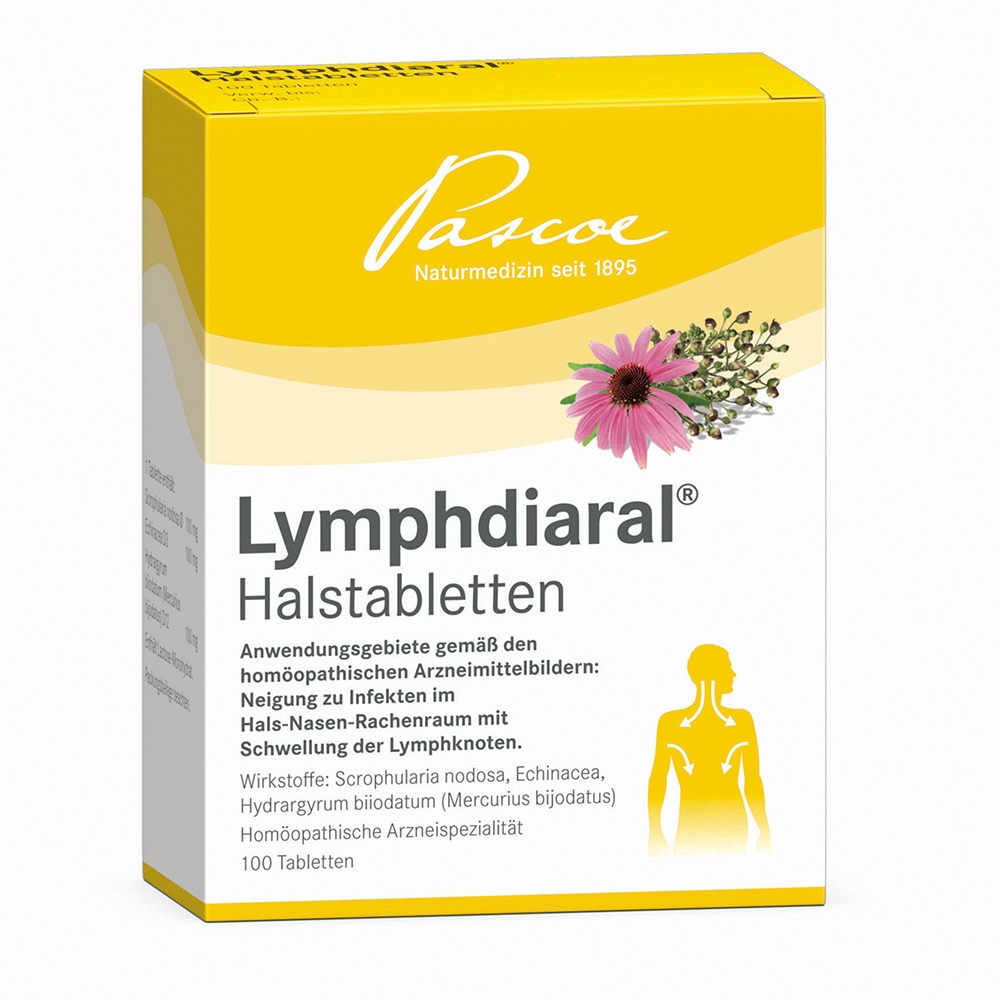 LYMPHDIARAL HALSTABLETTEN - 100Stk - Pascoe