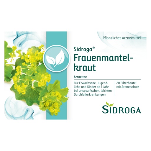 SIDROGA Frauenmantelkraut Tee Filterbeutel - 20X1.0g - Magen, Darm & Leber