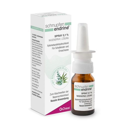 SCHNUPFEN ENDRINE 0,1% Nasenspray - 10ml - Erkältung