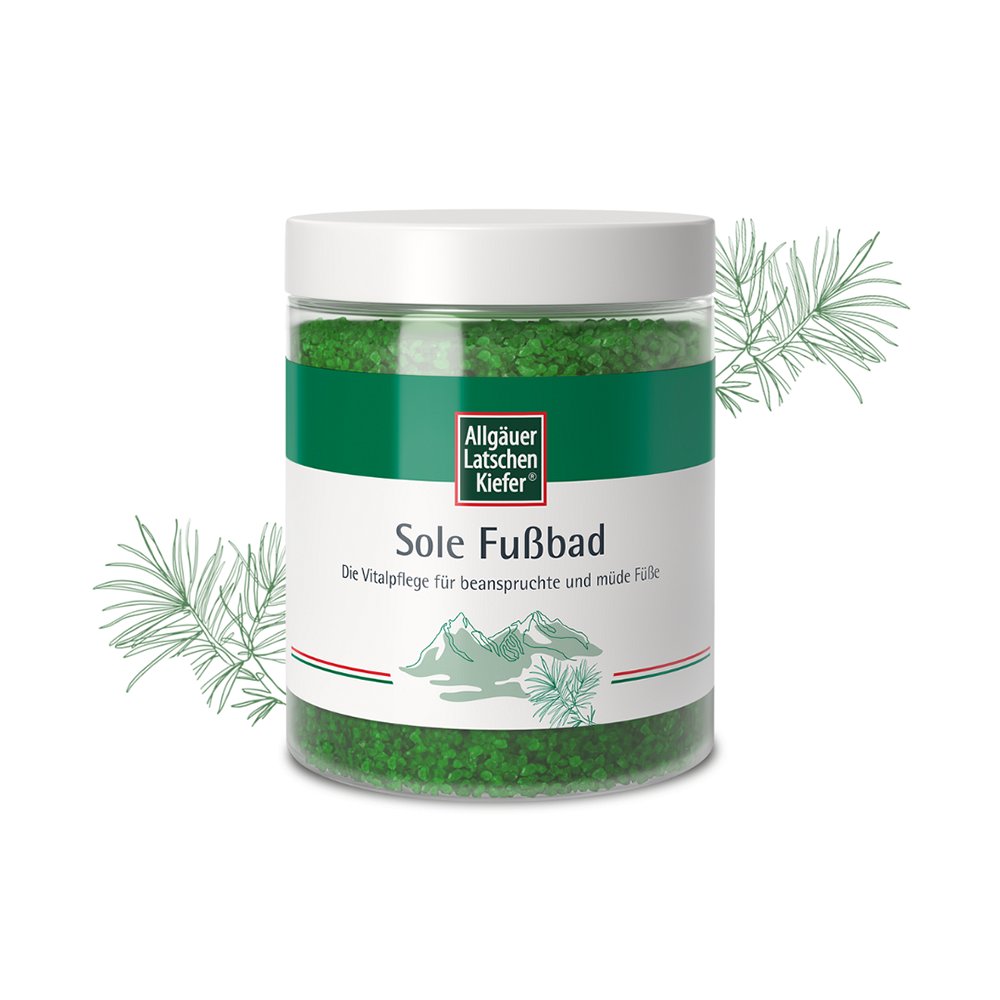 ALLGÄUER LATSCHENK. Sole Fußbad - 350g - Für die Füße