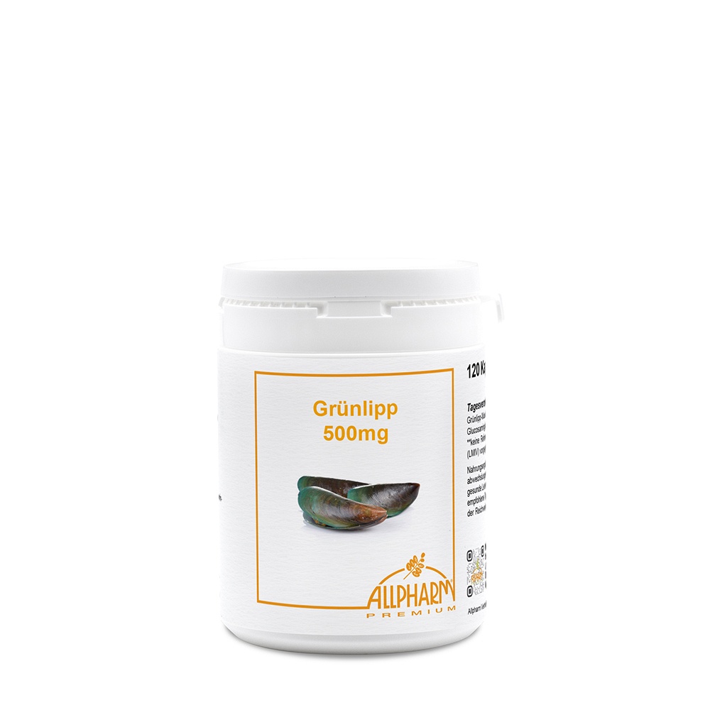 GRÜNLIPPMUSCHEL KONZENTRAT 500 mg Kapseln - 120Stk