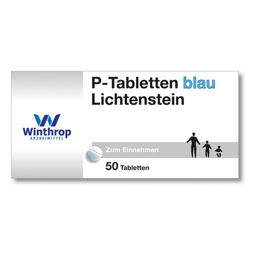 P TABLETTEN blau 8 mm Teilk. - 50Stk