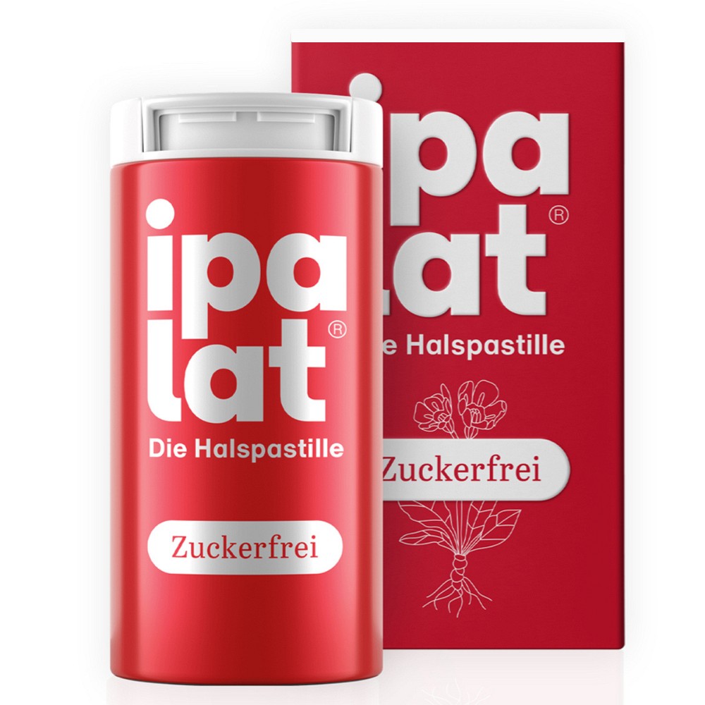 IPALAT Halspastillen zuckerfrei - 40Stk - Erkältung