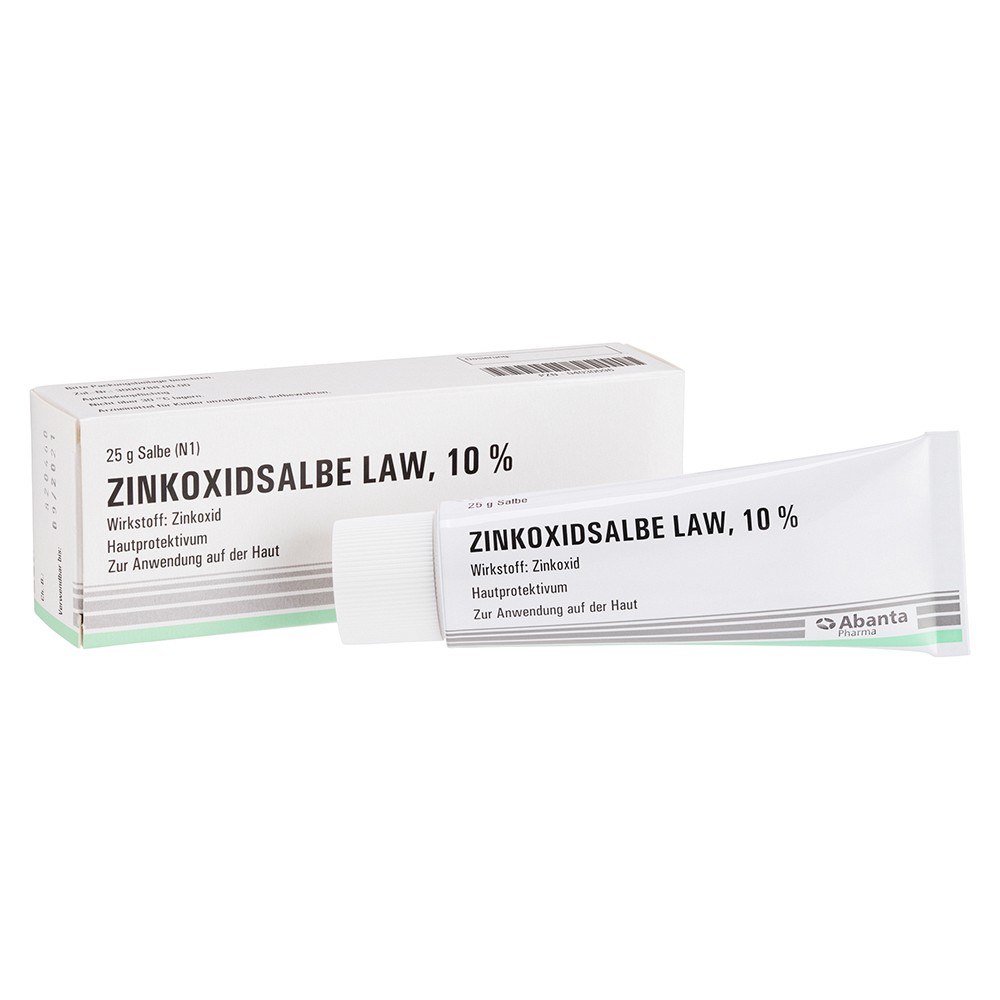 ZINKOXIDSALBE LAW 10% - 25g - Vegan