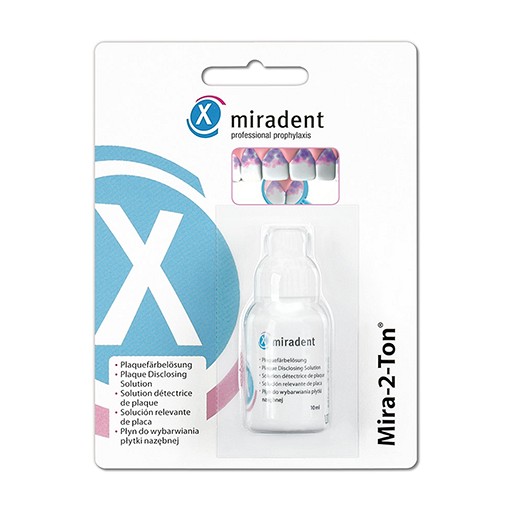 MIRADENT Plaquetest Lösung Mira-2-Ton - 10ml - Zahn- & Mundpflege