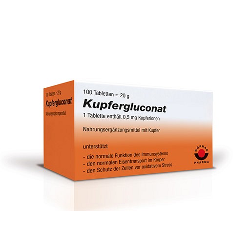 KUPFERGLUCONAT Tabletten - 100Stk