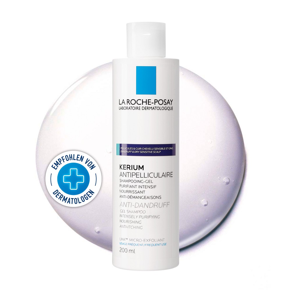 ROCHE-POSAY Kerium fettige Haut Gelshampoo - 200ml - Haare