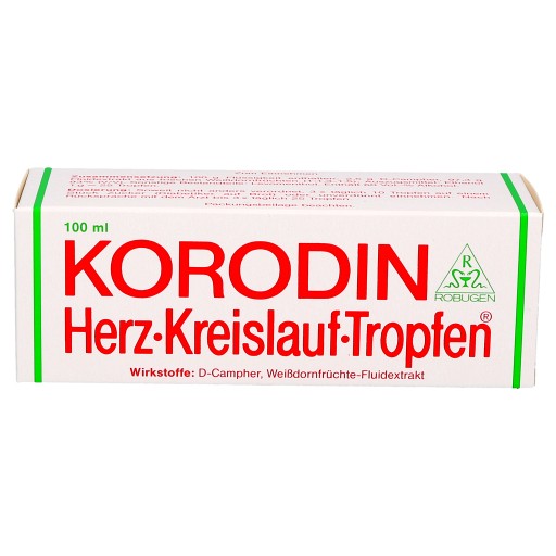 KORODIN Herz-Kreislauf-Tropfen zum Einnehmen - 100ml - Mittel bei niedrigem Blutdruck