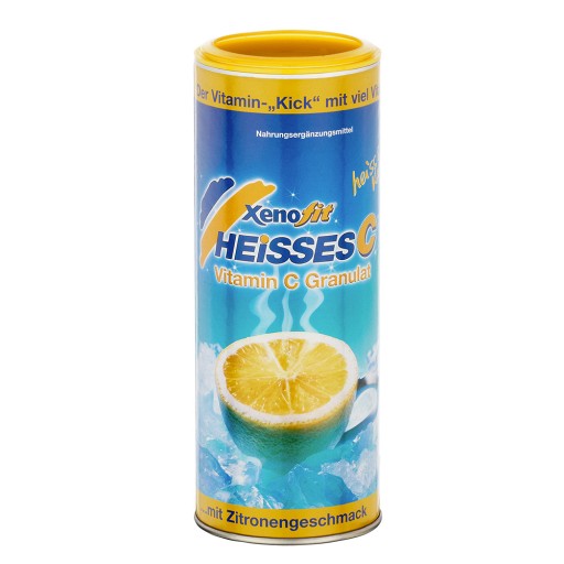 XENOFIT heißes C Granulat Dose - 270g - Vitamindrinks
