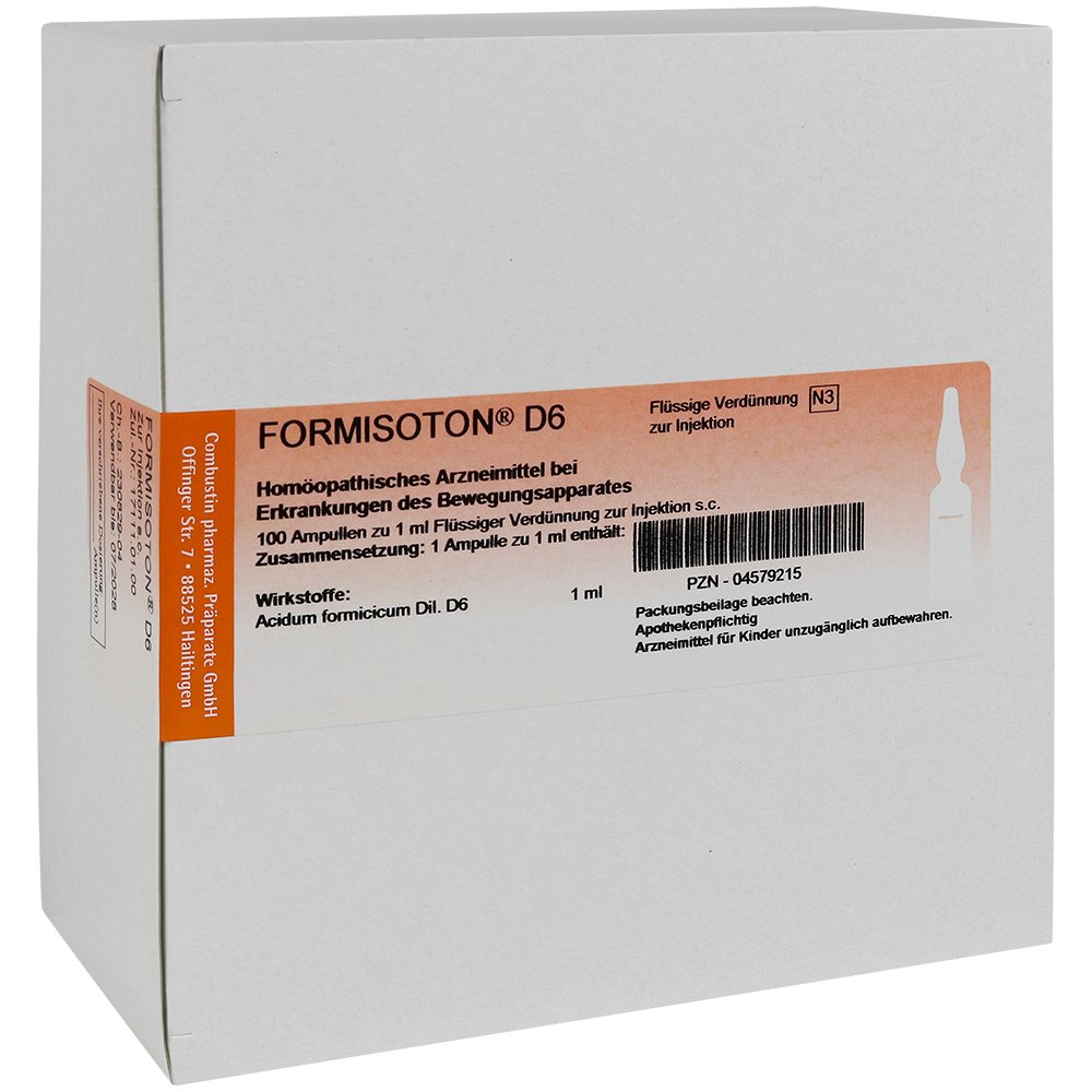FORMISOTON D 6 Ampullen - 100X1ml
