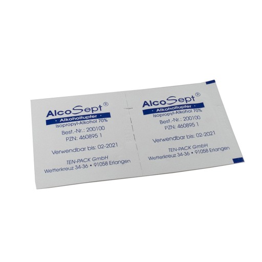 ALKOHOLTUPFER Alcosept - 100Stk