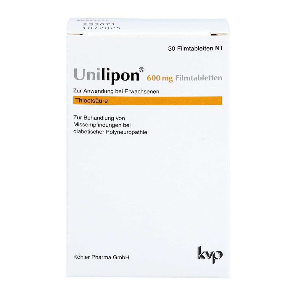 UNILIPON 600 mg Filmtabletten - 30Stk