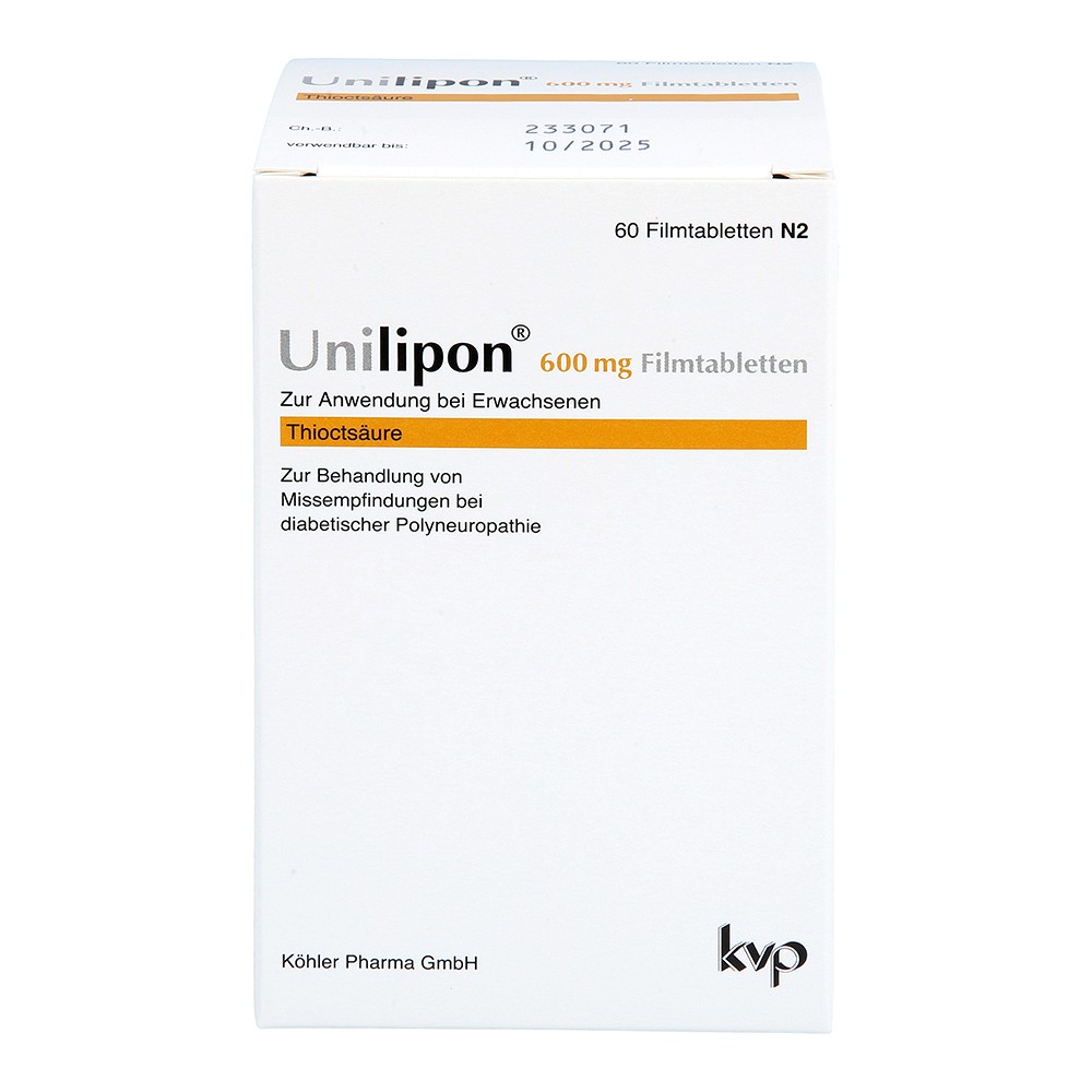 UNILIPON 600 mg Filmtabletten - 60Stk
