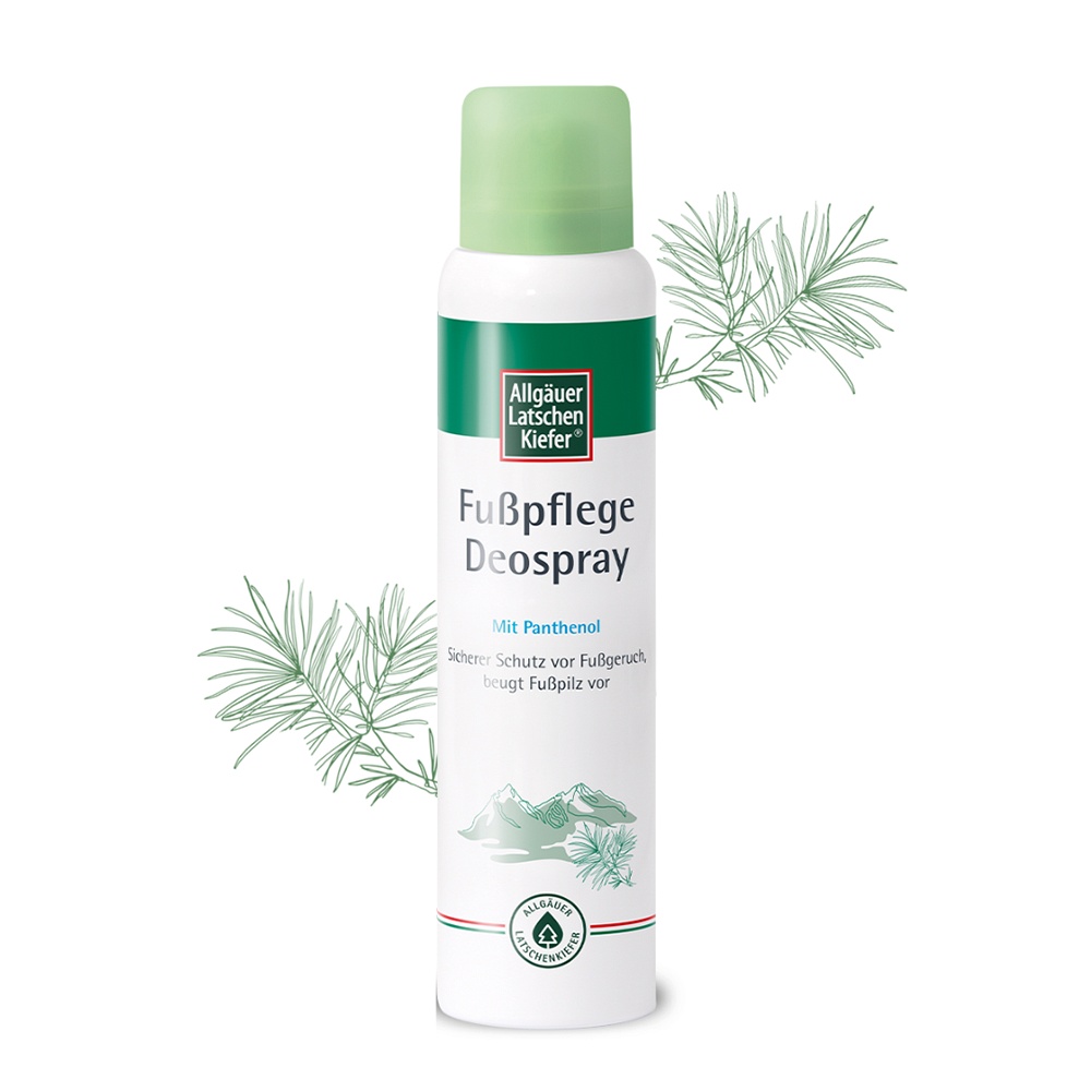 ALLGÄUER LATSCHENK. Fußpflege Deospray - 100ml - Besondere Bedürfnisse