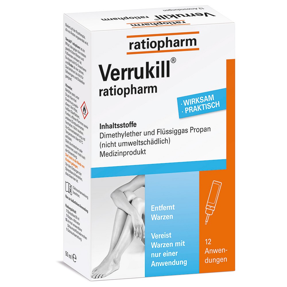 VERRUKILL ratiopharm Spray - 50ml - Hauterkrankungen