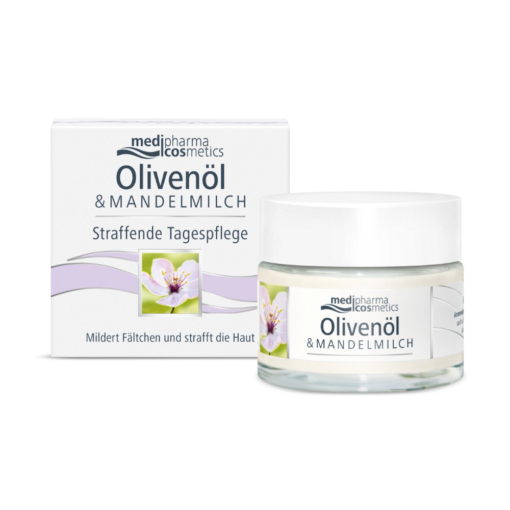 OLIVEN-MANDELMILCH straffende Tagespflege - 50ml - Trockene Haut
