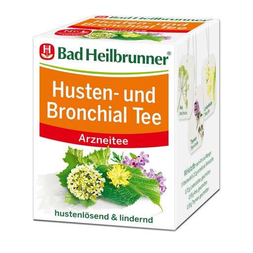 BAD HEILBRUNNER Husten- und Bronchial Tee N Fbtl. - 8X2.0g