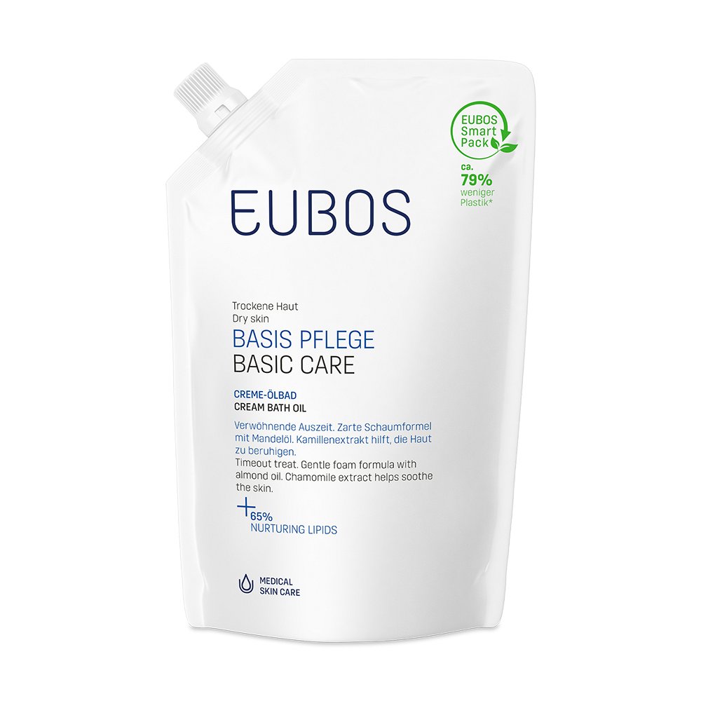 EUBOS CREME Ölbad Nachf.Btl. - 400ml - Körperreinigung