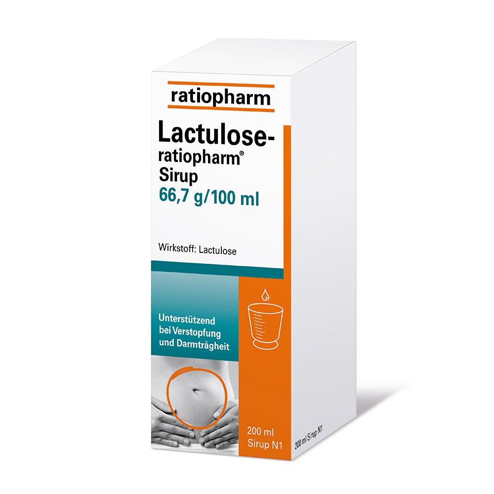 LACTULOSE-ratiopharm Sirup - 200ml - Abführmittel
