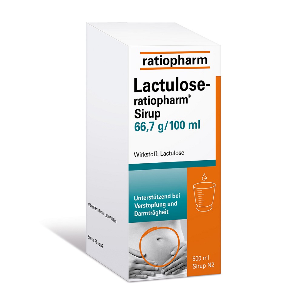 LACTULOSE-ratiopharm Sirup - 500ml - Abführmittel
