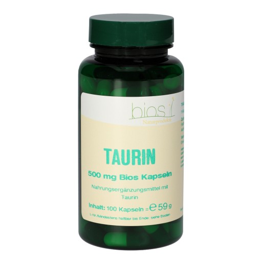 TAURIN 500 mg Bios Kapseln - 100Stk