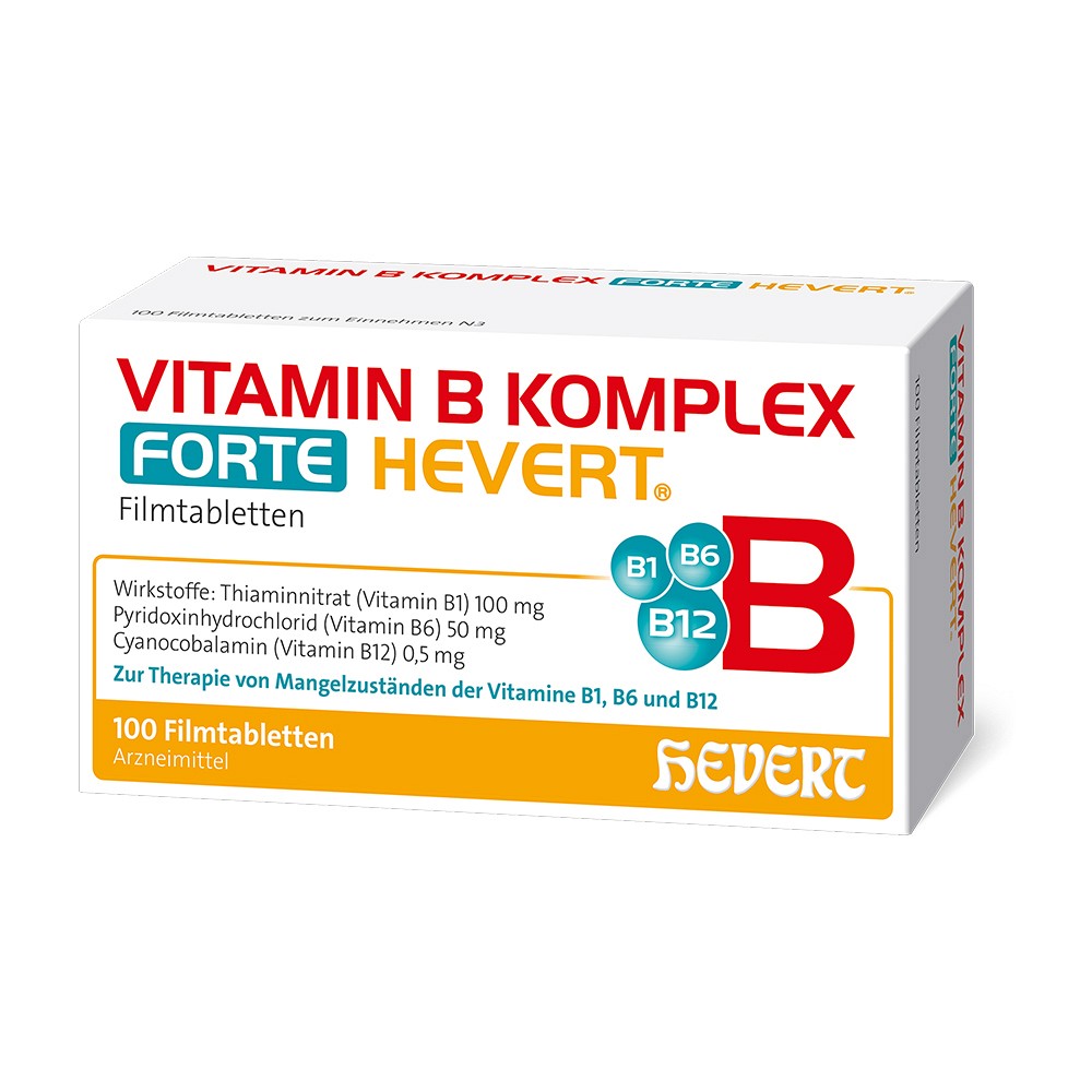 VITAMIN B KOMPLEX forte Hevert Tabletten - 100Stk - Vitamin B