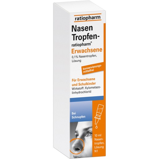 NASENTROPFEN-ratiopharm Erwachs.Konservier.frei - 10ml - Nase frei
