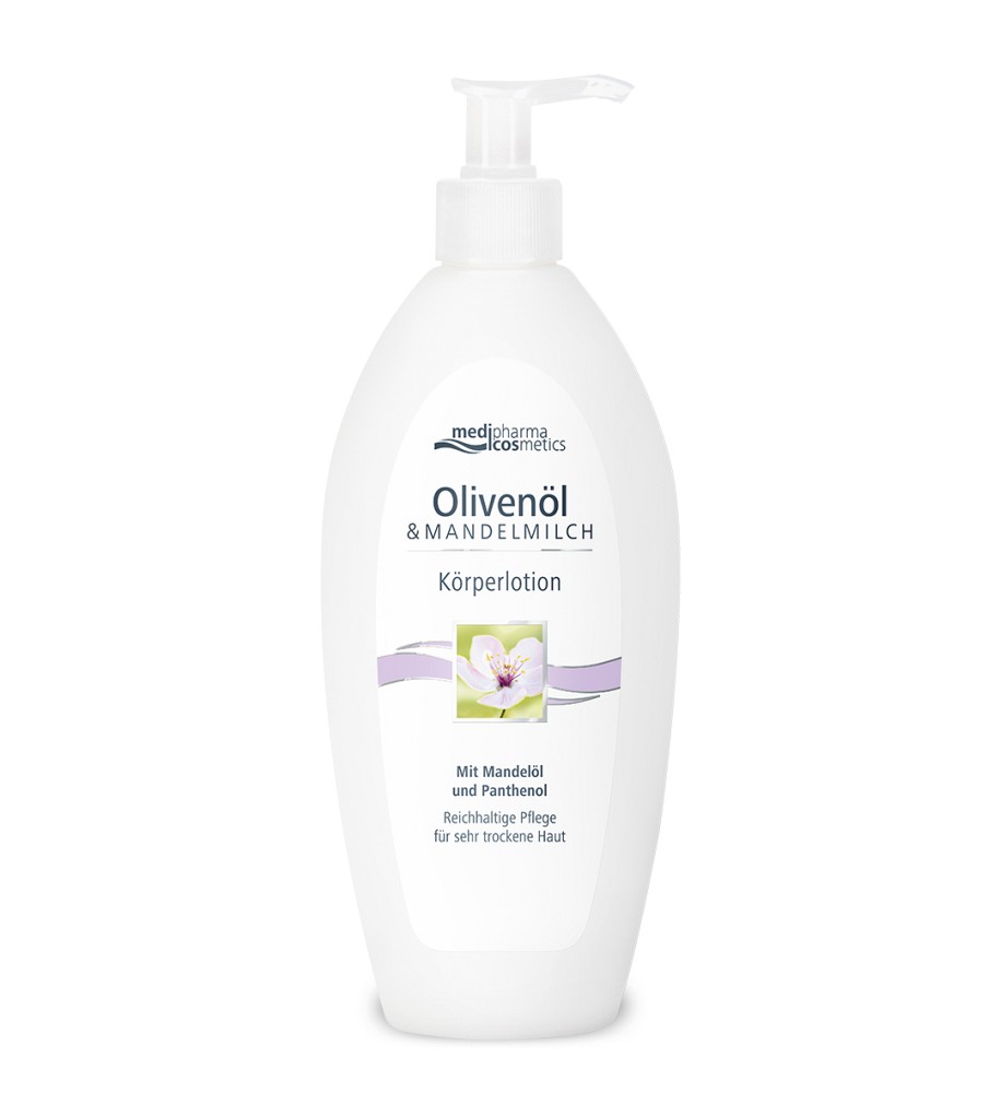 OLIVENÖL & MANDELMILCH Körperlotion - 500ml - Trockene Haut