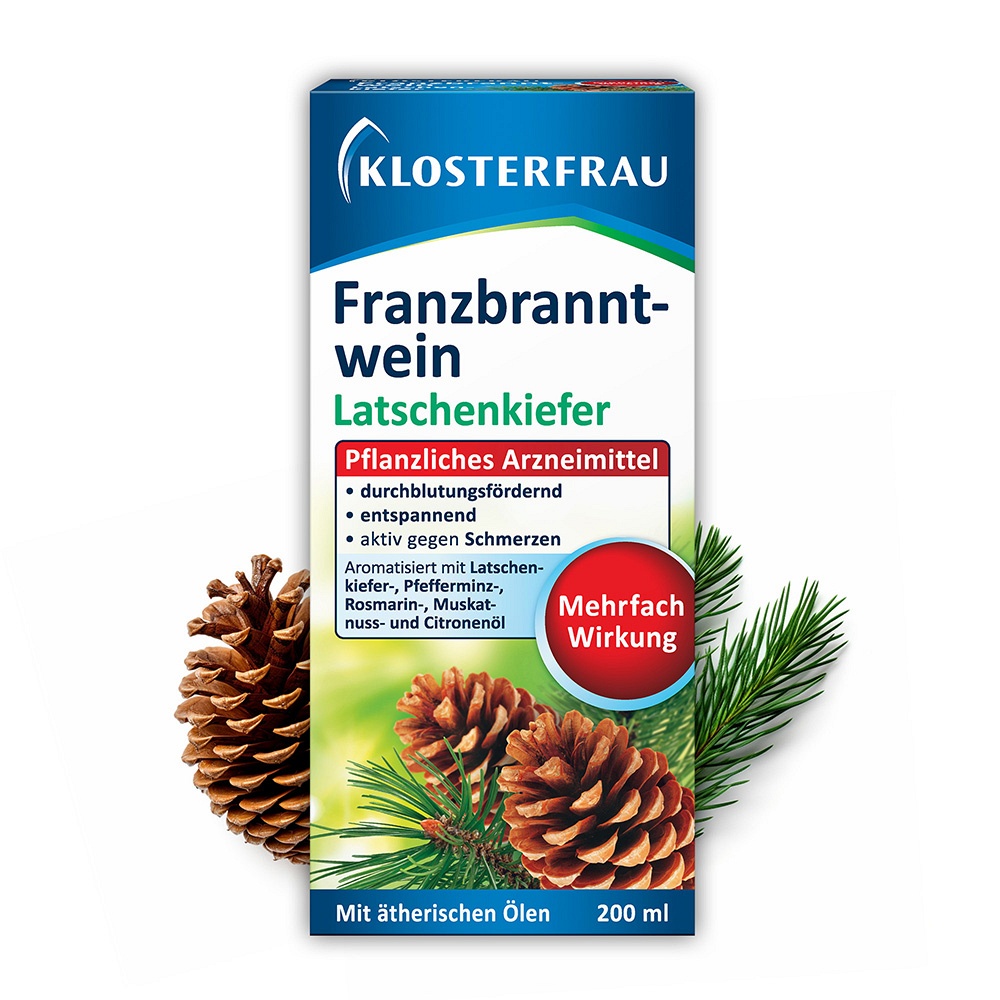 KLOSTERFRAU Franzbranntwein Latschenk.Dosierfl. - 200ml