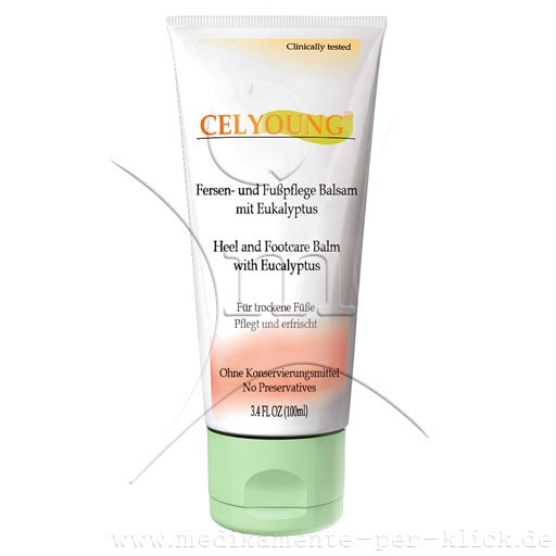 CELYOUNG Fersen und Fußpflege Balsam m.Eukalyp. - 100ml - Fußpflege