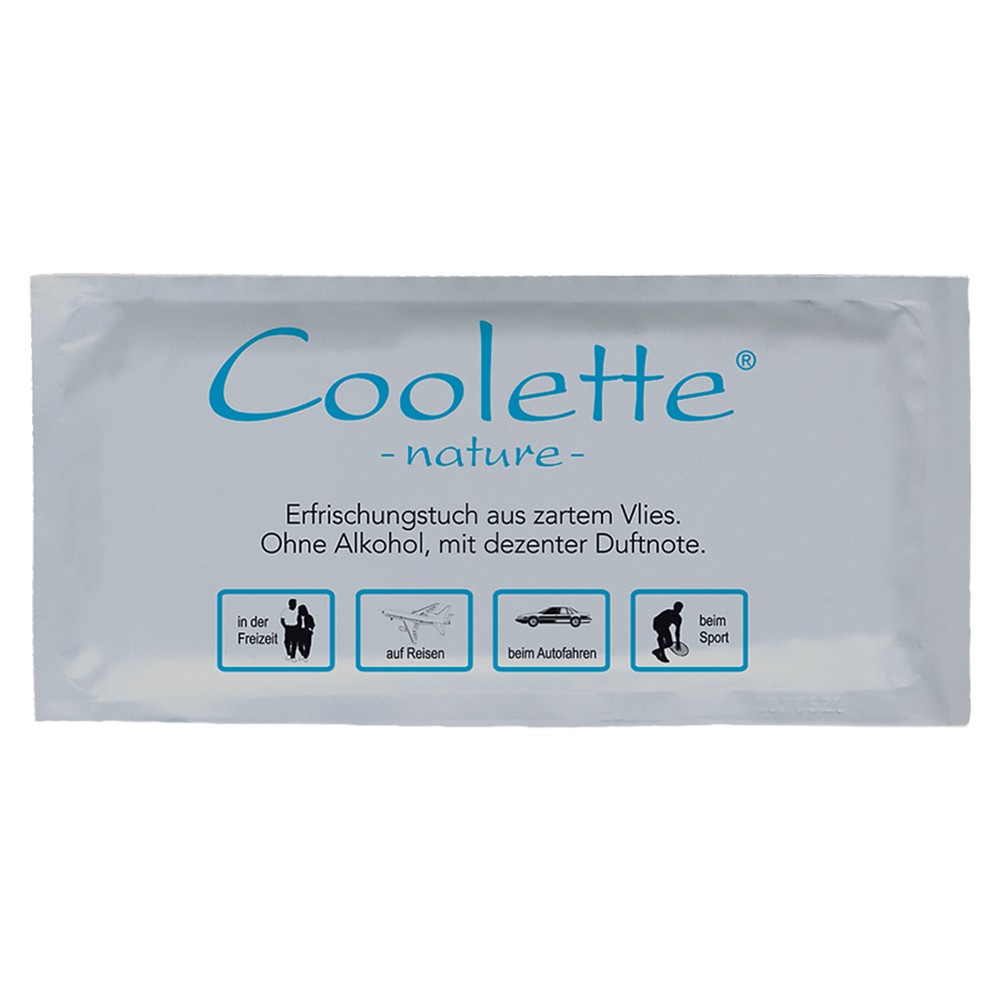 COOLETTE Nature Erfrischungstuch Vlies - 10Stk