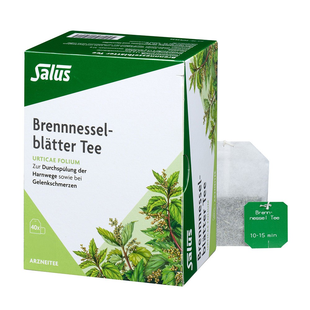BRENNNESSELBLÄTTER Tee Bio Urticae folium Salus - 40Stk