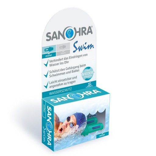 SANOHRA swim Ohrenschutz f.Erwachsene - 2Stk
