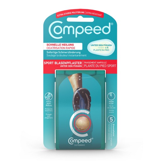 COMPEED Blasenpflaster unter den Füßen - 5Stk - Blasenpflaster
