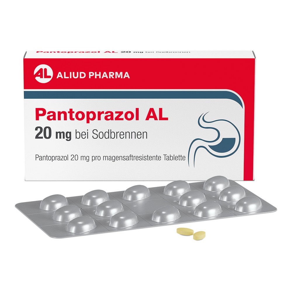 PANTOPRAZOL AL 20 mg bei Sodbr.magensaftres.Tabl. - 7Stk - Magen, Darm & Leber